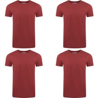 riverso Herren Basic T-Shirt RIVAaron Regular Fit 4er Pack EAN:4063499075108