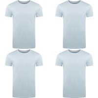 riverso Herren Basic T-Shirt RIVAaron Regular Fit 4er Pack EAN:4063499075573