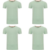 riverso Herren Basic T-Shirt RIVJonas Regular Fit 4er Pack EAN:4063499084025