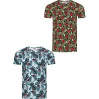 riverso Tshirt Herren 100% Baumwolle Regular Fit RIVBill 2er Pack Set EAN:4063499152519