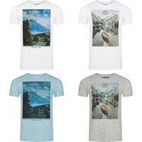 riverso Herren Rundhals T-Shirt RIVLukas Regular Fit 4er Pack EAN:4063813591772