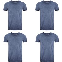 riverso Herren Basic T-Shirt RIVMatteo Regular Fit 4er Pack EAN: