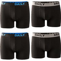 DA!LY UNDERWEAR Herren Boxershort 4er Pack EAN: