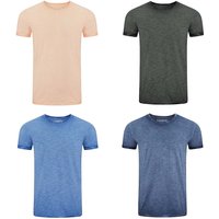 riverso Herren Basic T-Shirt RIVMatteo Regular Fit 4er Pack EAN: