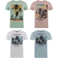 riverso Herren Rundhals T-Shirt RIVLukas Regular Fit 4er Pack EAN: