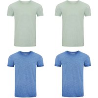 riverso Herren Basic T-Shirt RIVMatteo Regular Fit 4er Pack EAN: