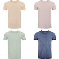 riverso Herren Basic T-Shirt RIVMatteo Regular Fit 4er Pack EAN: