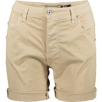 Please Damen Short D 85B_CV9N3N-D0A0 Regular Fit - Weiss Grün Beige EAN:4060243924224