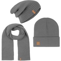 riverso Herren RIVGordon Slouch Beanie Mütze Schal 3 in 1 EAN:4063499112896