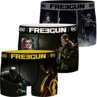 Freegun DC Comics Herren Boxershorts 3er Pack Batman Superman Justice League EAN:4063499119321