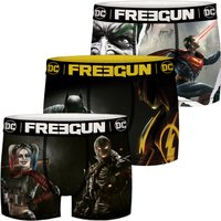 Freegun DC Comics Herren Boxershorts 3er Pack Batman Superman Justice League EAN:4063499119420