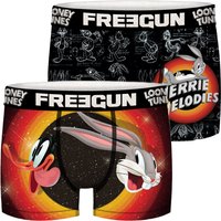 Freegun Looney Tunes Herren Boxershorts Bugs Bunny Daffy Duck 2er Pack EAN:4063499119567