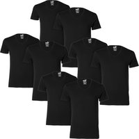 Puma Herren T-Shirt Basic V-Neck Regular Fit 4er 6er 8er Multipack EAN:4055675357337