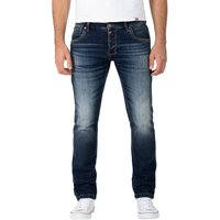 TIMEZONE Herren Jeans ScottTZ - Slim Fit - Blau - Sea Blue Aged Wash EAN:4059145575238