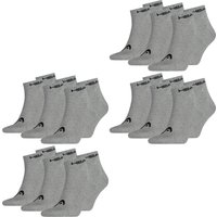 HEAD Herren Damen Unisex Quarter Kurzschaft Sport Socken - 6er 9er 12er Multipack EAN:4063499085732