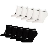 HEAD Herren Damen Unisex Sneaker Sport Socken Kurzsocken Baumwolle - 10er 15er 20er Multipack EAN:4063499086944