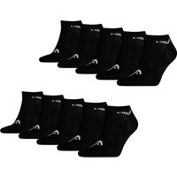 HEAD Herren Damen Unisex Sneaker Sport Socken Kurzsocken Baumwolle - 10er 15er 20er Multipack EAN:4063499086982