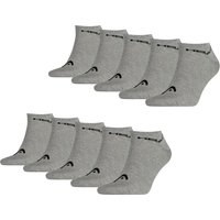 HEAD Herren Damen Unisex Sneaker Sport Socken Kurzsocken Baumwolle - 10er 15er 20er Multipack EAN:4063499087002