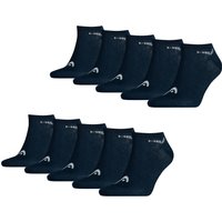 HEAD Herren Damen Unisex Sneaker Sport Socken Kurzsocken Baumwolle - 10er 15er 20er Multipack EAN:4063499087026