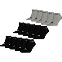 HEAD Herren Damen Unisex Sneaker Sport Socken Kurzsocken Baumwolle - 10er 15er 20er Multipack EAN:4063499087095