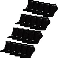 HEAD Herren Damen Unisex Sneaker Sport Socken Kurzsocken Baumwolle - 10er 15er 20er Multipack EAN:4063499087408