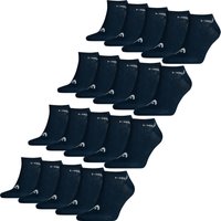 HEAD Herren Damen Unisex Sneaker Sport Socken Kurzsocken Baumwolle - 10er 15er 20er Multipack EAN:4063499087446