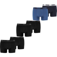 Puma Herren Boxershort Basic Boxer Unterwäsche Baumwolle - 4er 6er 8er Multipack EAN:4063499129245