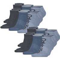 Calvin Klein Herren Sneaker Socken ATHLEISURE 6er 9er 12er Multipack One Size Baumwolle EAN:4063499139305