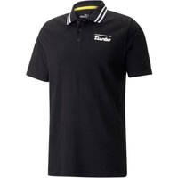 Puma PORSCHE TURBO Legacy Polo - Herren Poloshirt Baumwolle Schwarz 538235-01 EAN:4065453321214