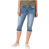 TIMEZONE Damen Bermuda SLIM ENYATZ 3/4 - Slim Fit - Blau EAN:4099812108888