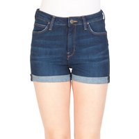 Lee Damen Jeans Short High Short -Blau - Dark Urban Indigo EAN:5400552026186