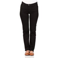 Lee Damen Jeans Marion - Straight Fit - Schwarz - Black Rinse EAN:5400806091588