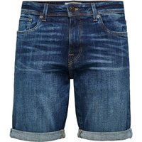 Selected Herren Jeans Shorts SLHALEX 21406 MB - Slim Fit - Blau - Medium Blue Denim EAN:5715213876902