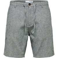 Selected Herren Chino Shorts SLHCOMFORT-BRODY LINEN Comfort Fit EAN:5715363839628