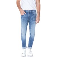 Replay Herren Jeans Anbass - Slim Fit - Blau - Light Blue Hyperflex Denim EAN:8052677151013