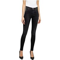 Replay Damen Jeans Luzien - Skinny Fit - Hyperflex - Schwarz - Black Denim EAN:8052677451922