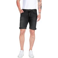 Replay Herren Short RBJ901 - Regular Fit - Grau - Dark Grey Denim EAN:8053469216743