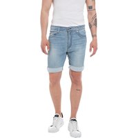 Replay Herren Short RBJ901 - Regular Fit - Blau - Light Blue Denim EAN:8053469216941