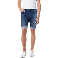 Replay Herren Short RBJ901 - Regular Fit - Blau - Medium Blue Denim EAN:8053469217085