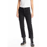 Replay Damen Jeans MAIJKE - Straight Fit - Schwarz - Black EAN:8053469531259