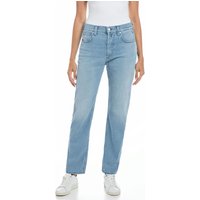 Replay Damen Jeans MAIJKE STRAIGHT - Straight Fit - Blau - Light Blue Denim EAN:8053469775530