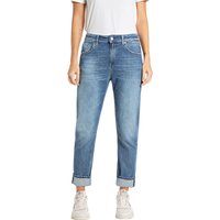 Replay Damen Jeans MARTY - Boyfriend Fit - Blau - Medium Blue Denim EAN:8058700395317