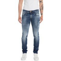 Replay Herren Jeans ANBASS - Slim Fit - Blau - Medium Blue Denim EAN:8059799891759