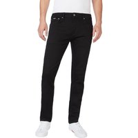 Pepe Jeans Herren Jeans Stanley - Tapered Fit - Schwarz - Clean Black EAN:8445512041431