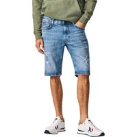 Pepe Jeans Herren Jeans Short STANLEY - Tapered Fit - Blau - Light Wiser Destroy EAN:8445512207738