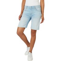 Pepe Jeans Damen Jeans Short POPPY - Regular Fit Blau - Light Blue Denim EAN:8445512881549