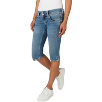 Pepe Jeans Damen Bermuda Short VENUS CROP - Regular Fit Blau - Blue Denim EAN:8445512894907