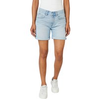 Pepe Jeans Damen Jeans Short MABLE - Regular Fit Blau - Light Blue Denim EAN:8445512899575