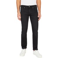 Pepe Jeans Herren Jeans Hatch - Slim Fit - Schwarz - Black Stone Wash EAN:8445866112252