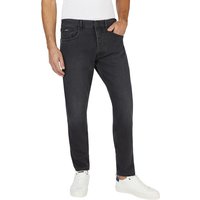 Pepe Jeans Herren Jeans CALLEN - Relaxed Fit - Schwarz - Black Denim EAN:8445866172034